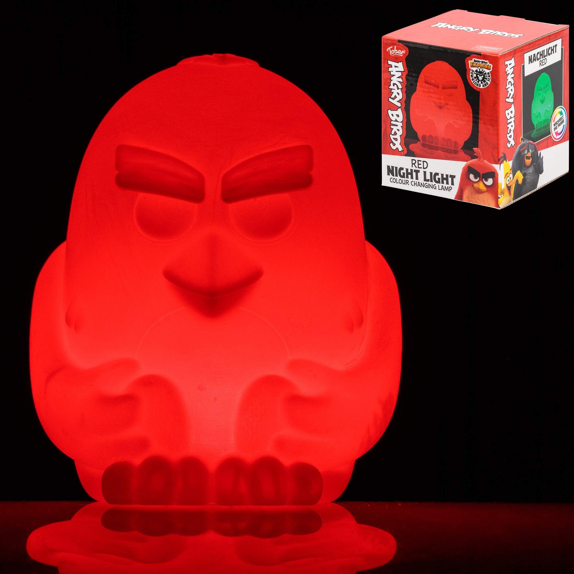 Tobar Angry Birds Night Light, Red, 36757