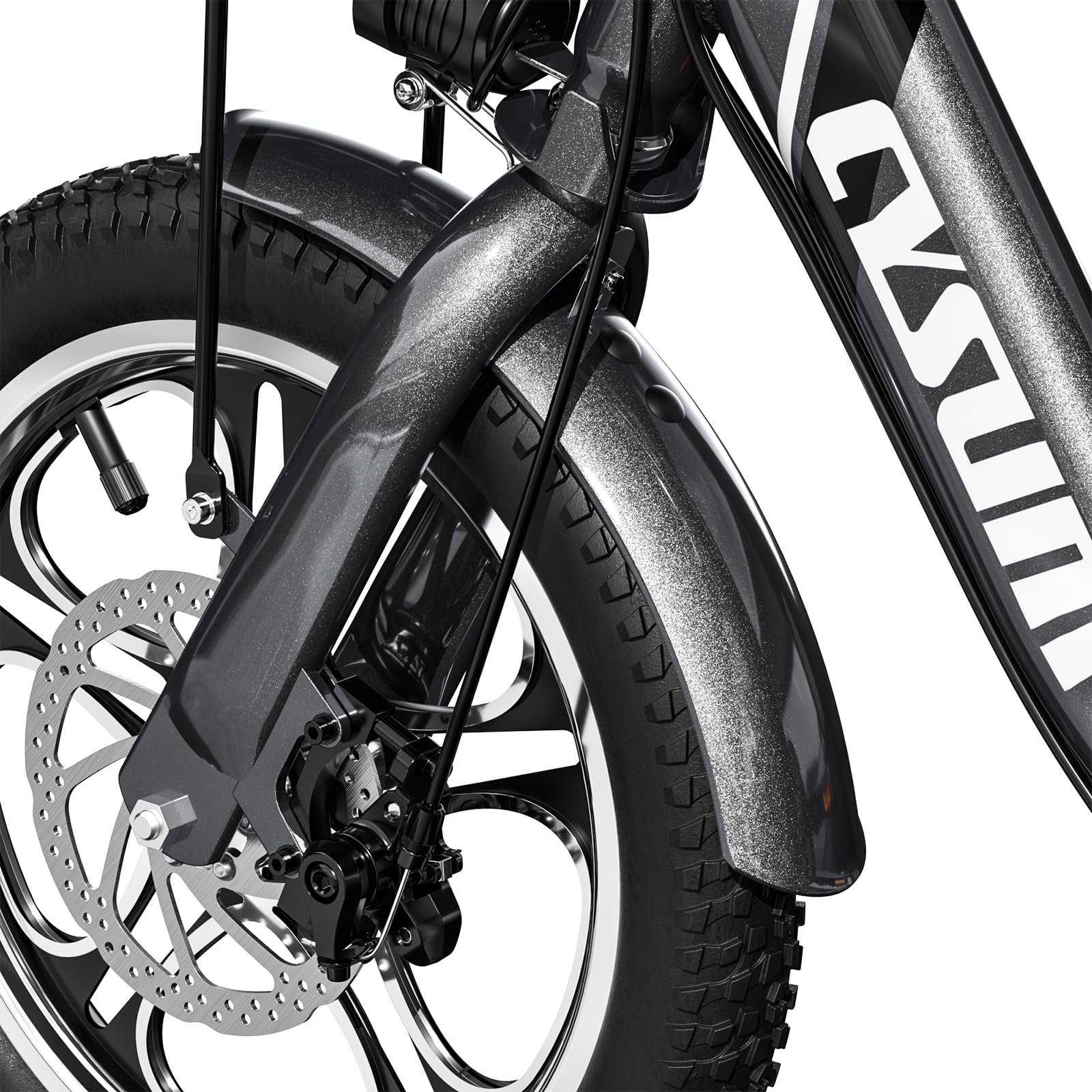Triciclo Eléctrico para Carga, Vehículo Eléctrico Tres Ruedas, 16 * 2,3" Bicicleta Eléctrica Tres Ruedas, Cargo Electric Tricycle Li-Batería 48V 22Ah, 1056Wh Autonomía120-150km