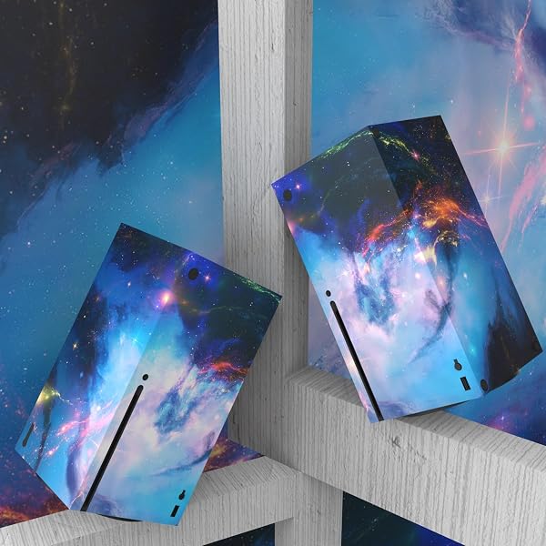 PlayVital Adesivo Skin per Xbox Series X Console&Controller Sticker Decal Cover Vinile per Xbox Series X-Ingranaggi&Graffi - 5