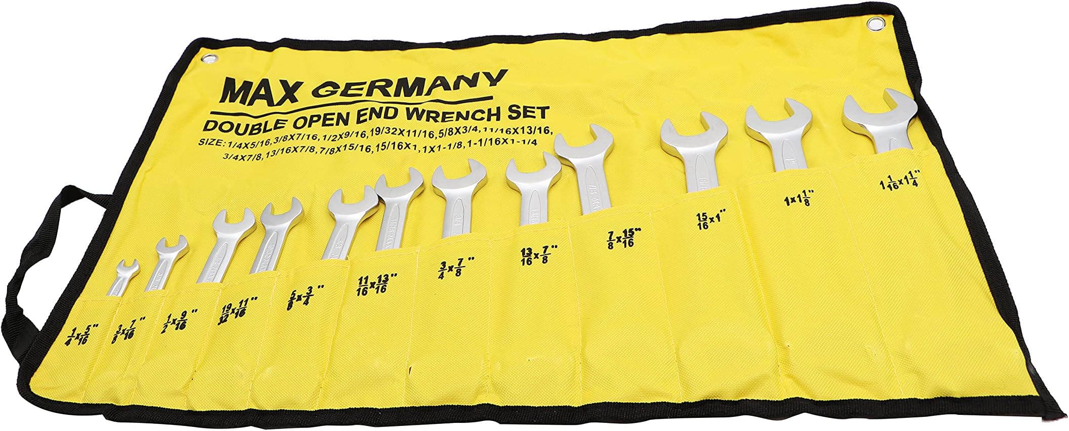 Max Germany3303-AF12 Double Open End Spanner Set, 12 Pieces