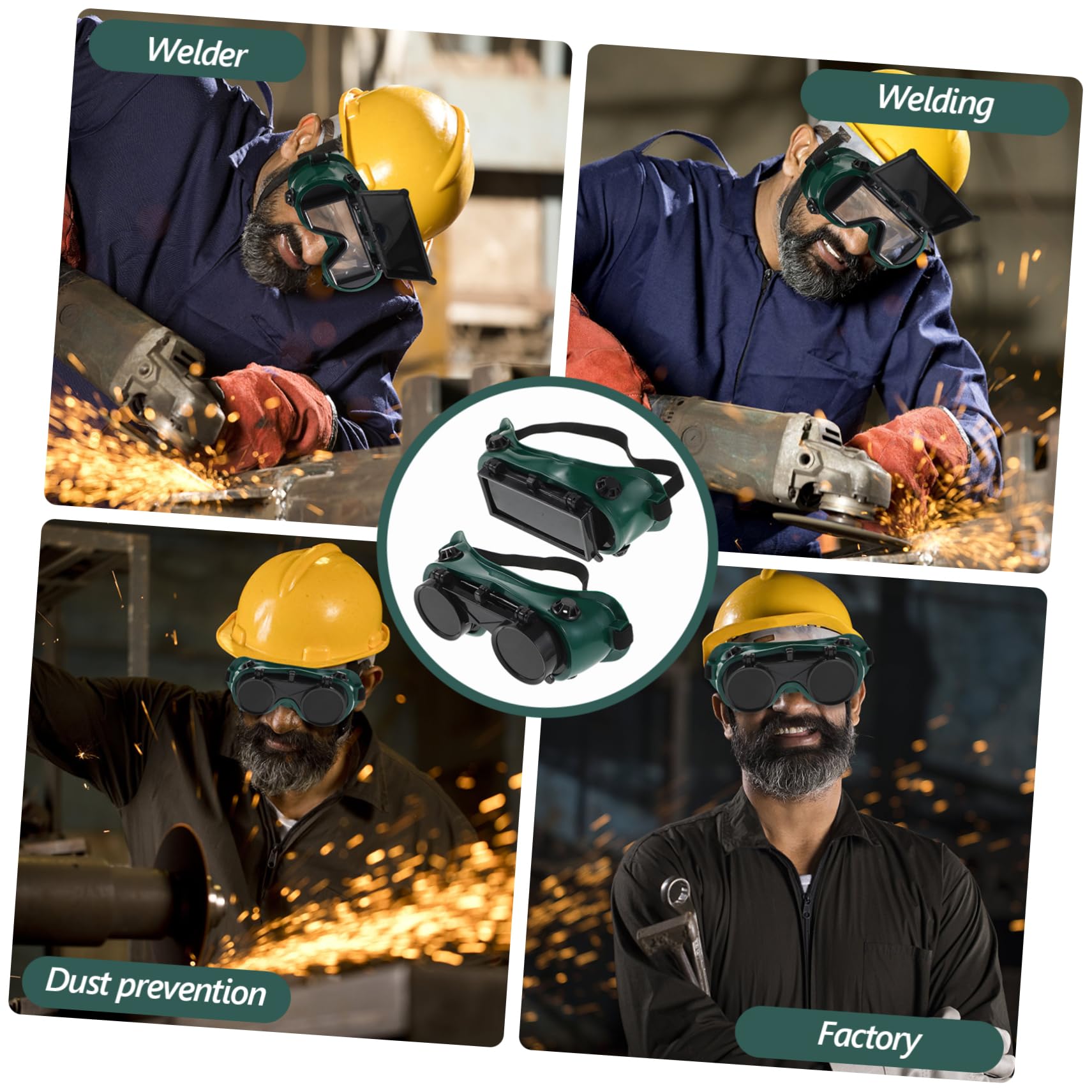 UKCOCO 8 Uds Gafas Protectoras De Soldadura Lentes De Soldadura Gafas De a Protectoras De Seguridad De a Antiarañazos De a Equipo De a