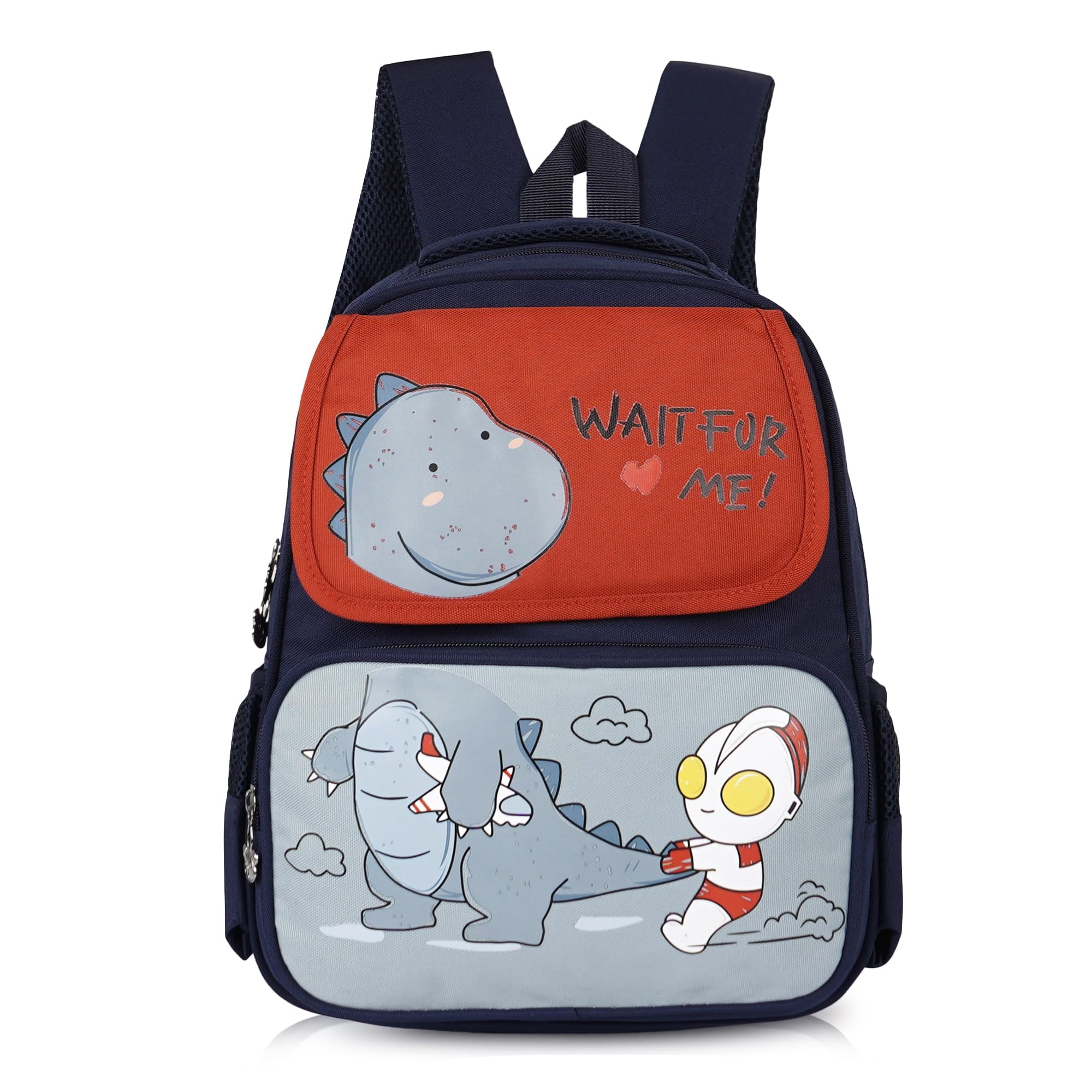Martucci 28L Dinosaur Print Kids School Bag – Water-Resistant, Stylish & Unisex Backpack for Boys and Girls | Ideal for School, Coaching, Travel & Outdoor Use-image-16