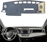 Vista 14 de KEYOOG Cubierta de Tablero Alfombrilla de Salpicadero Compatible con to-yota 4Runner 2009-2003 (para Conducción a la Izquierda), Alfombrilla