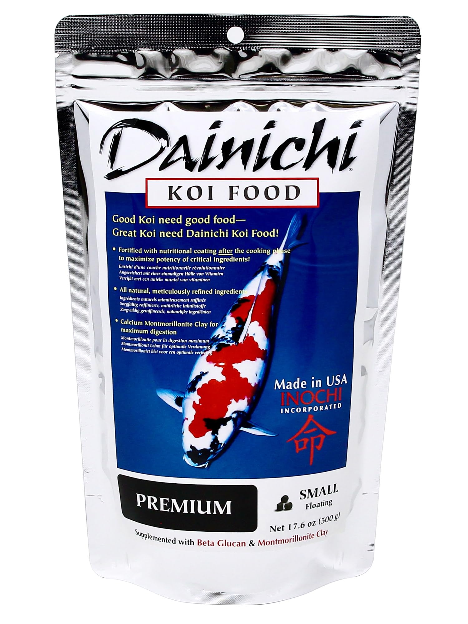 Dainichi Koi Premium (17.6 Ounces) Bag - Small Pellet