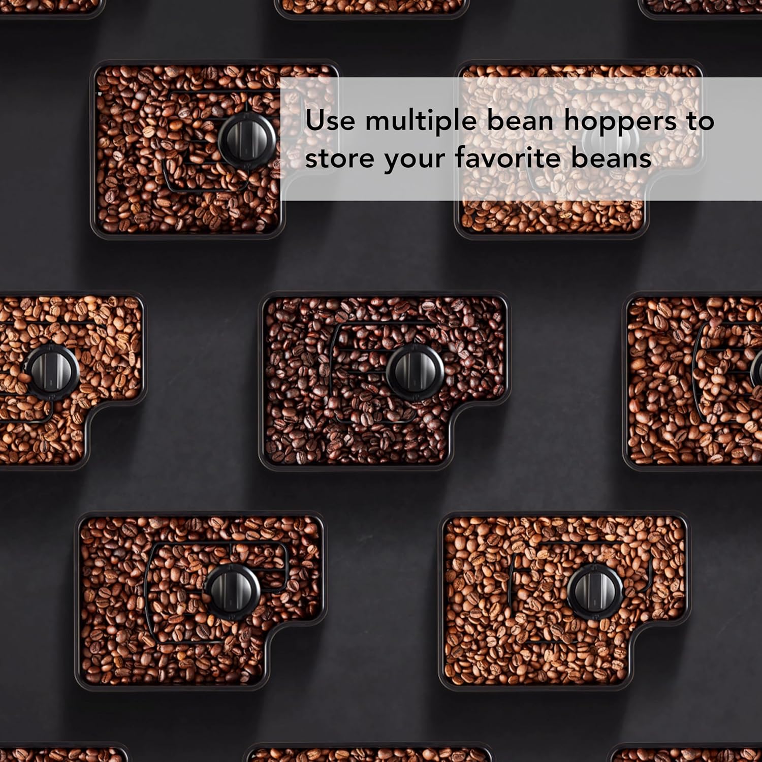 KitchenAid 9.5 Oz. Removable Bean Hopper with Lid for KitchenAid Fully Automatic Espresso Machines