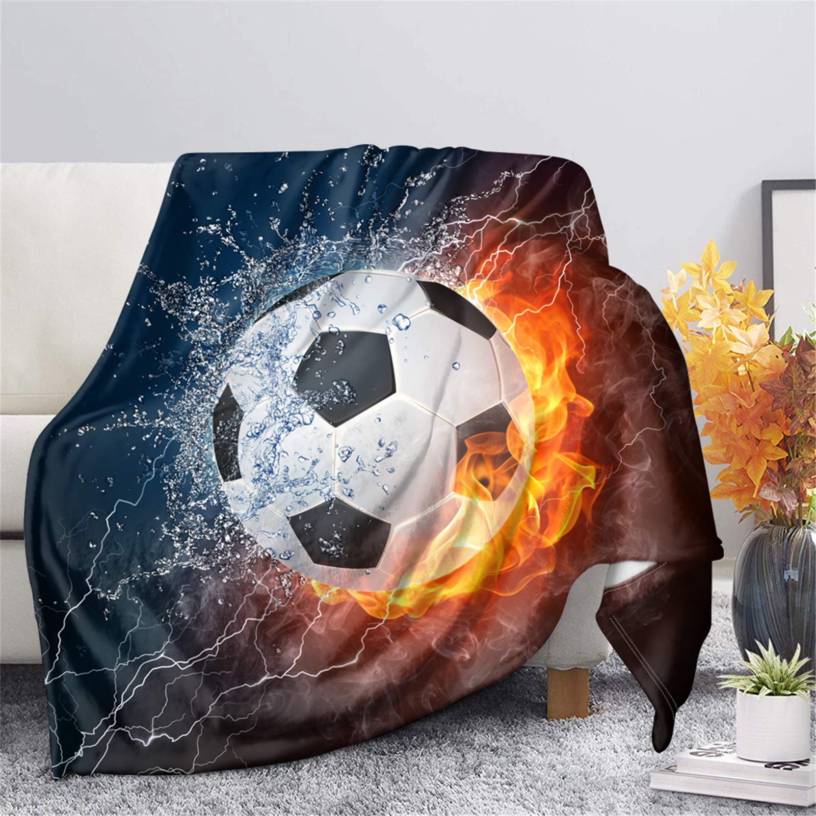 COEQINE Überwurfdecke – Kuschelige Flanell-Decke Mit Blumen-Vogelmuster Für Couch & Bett