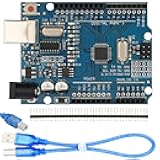MTDELE Improved Version Compatible with UNO R3 Board Compatible with Arduino IDE ATmega328P Chip with USB Cable