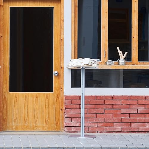 Miniatura 4 de Podio acrílico soporte para hablar Podio 17.7 x 12.5 x 43.6 pulgadas, púlpitos para iglesias, atriles, diseño para conferencias, recitales,