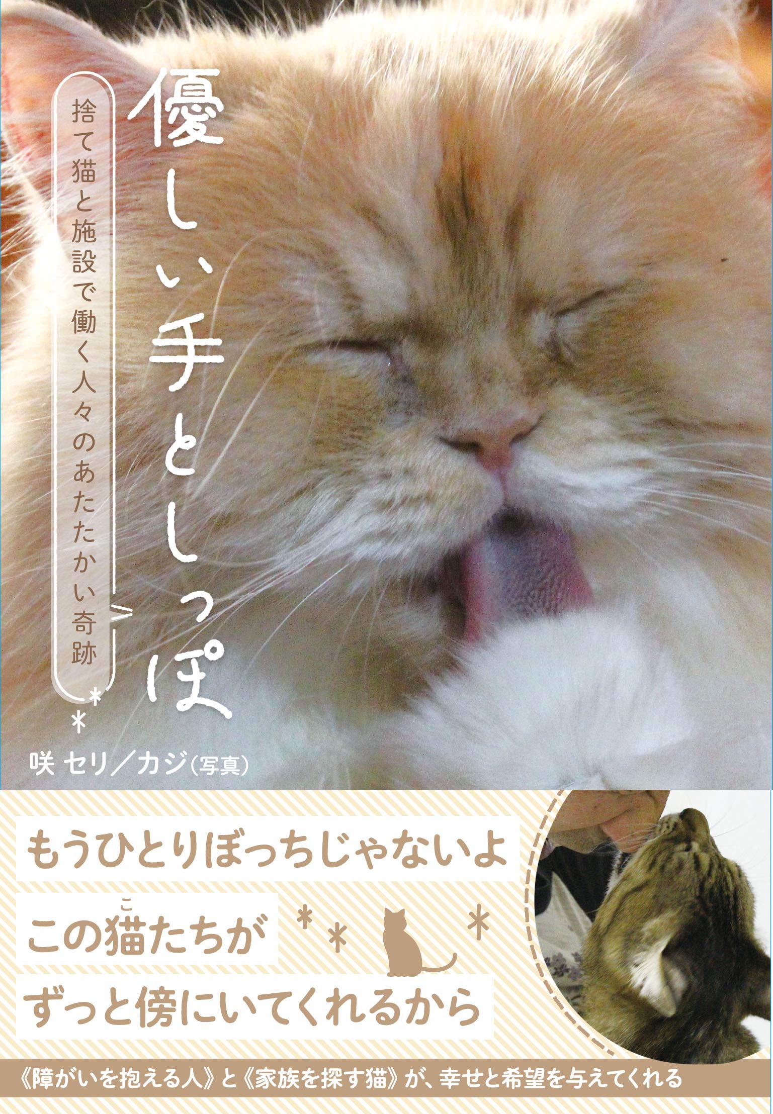 優しい手としっぽ 捨て猫と施設で働く人々のあたたかい奇跡 咲セリ カジ 本 通販 Amazon
