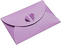 Vista 11 de PATIKIL Mini sobres, paquete de 50 unidades con cierre de corazón, almacenamiento de artículos pequeños, lindo tarjetero para boda, fiesta de Rojo