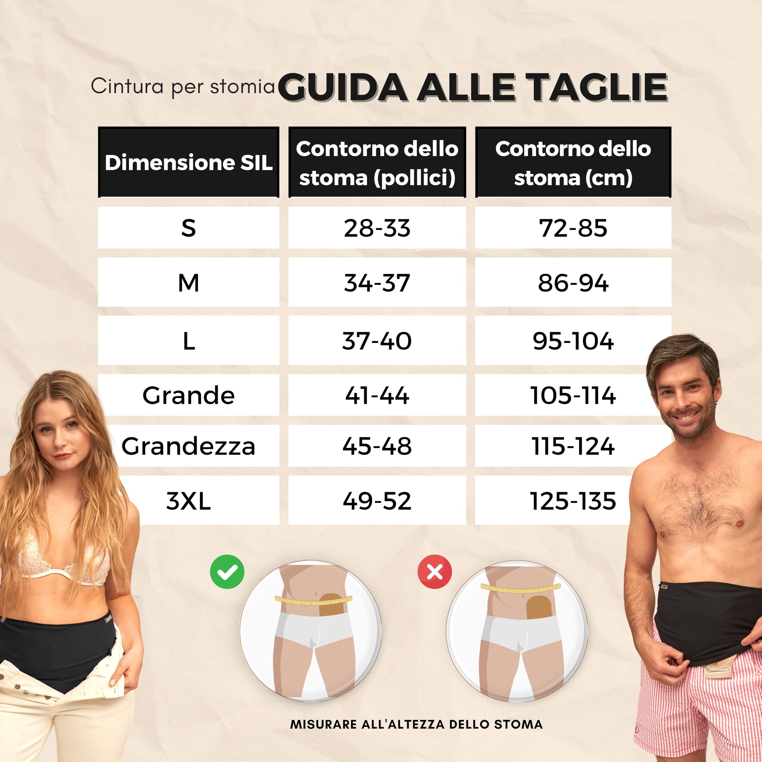 SIIL Cintura per stomia Nero Ostomy | Cintura di Supporto per stomia | Sport e Nuoto | Copri Sacca per stomia | Tasca Interna per Contenere la Sacca per stomia