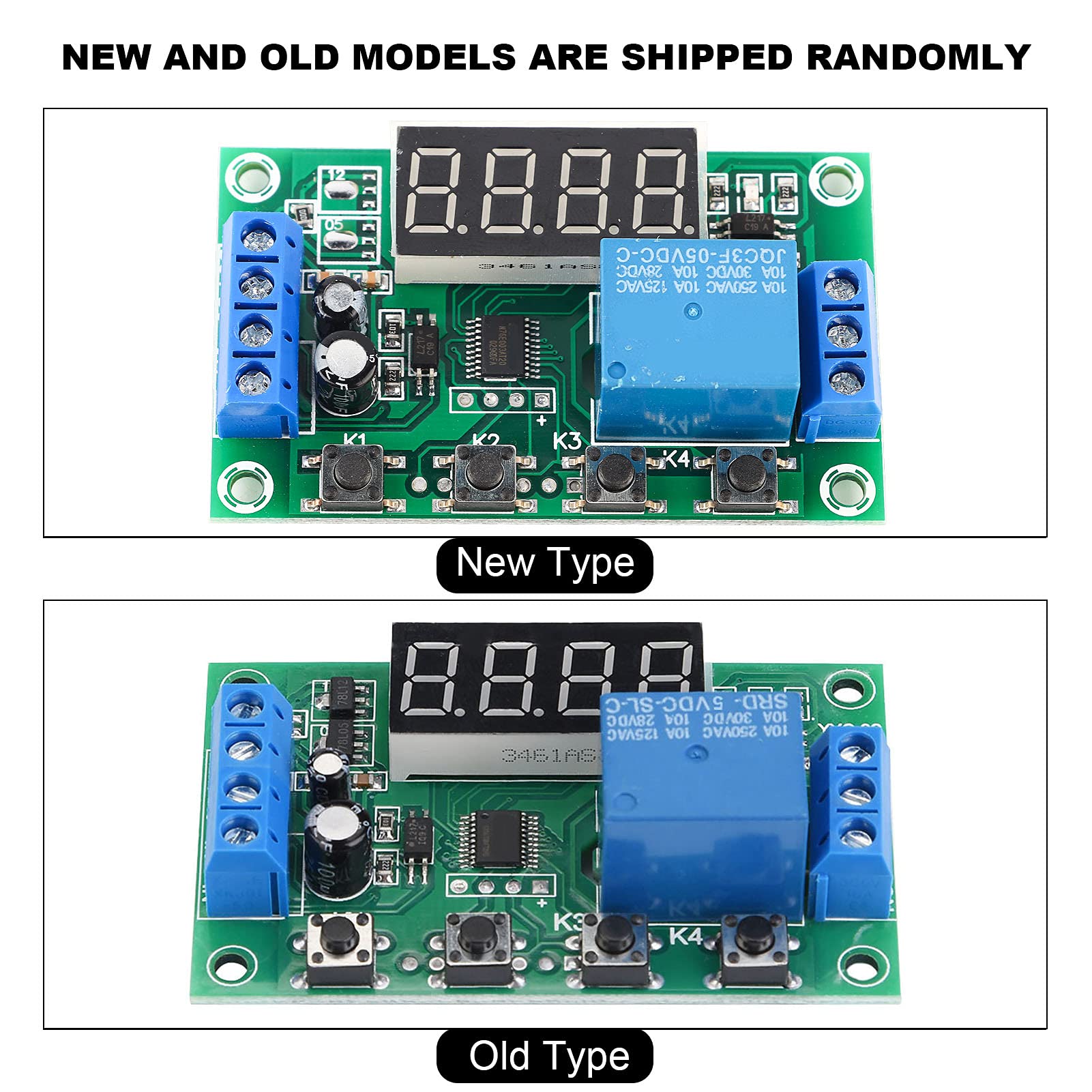Modulo Timer Relè 12V | Regolabile 0.1sec-999min | Display LED | Per Luci, Pompe, Elettrovalvole - Foto 6