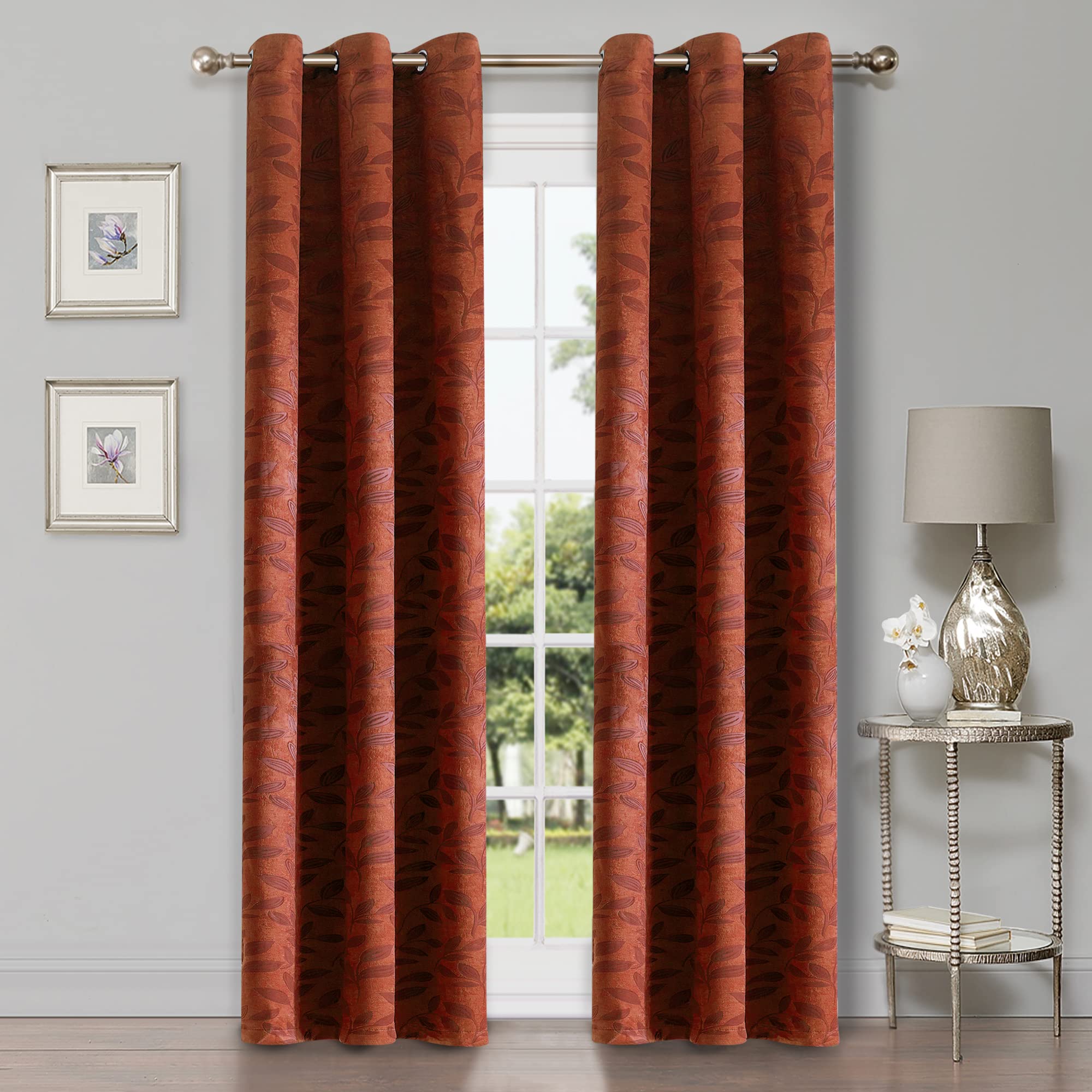 Superior Blackout Curtains, Room Darkening Window Accent for Bedroom Sun Blocking, Thermal, Modern Bohemian Curtains