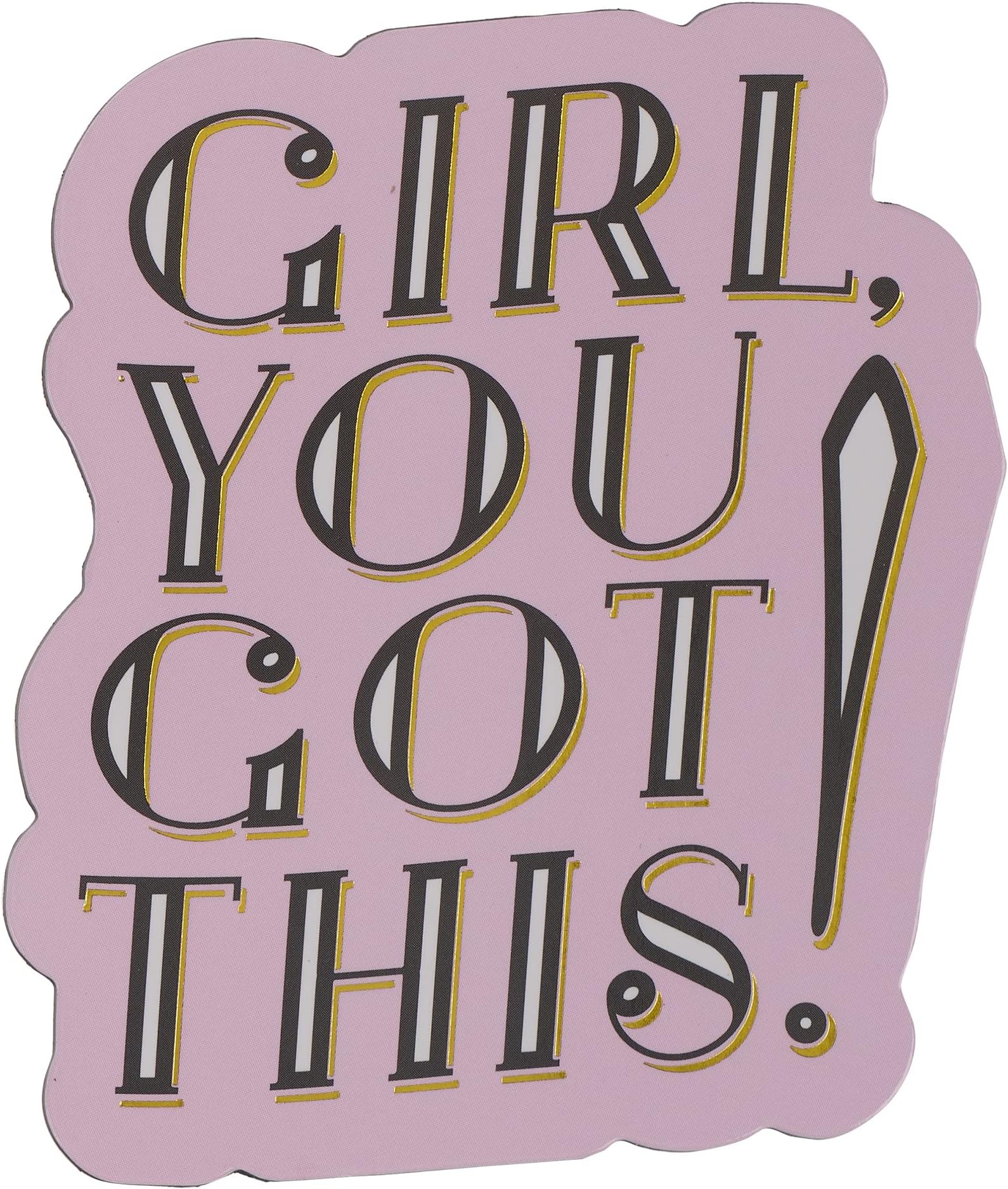 Bless Your Soul Funny Magnets for Magnetic Dry Erase Board, Mini Fridge, Home Office Decor Dorm Refrigerator Locker Accessories and Decorations, Girl, You Got This! Pink