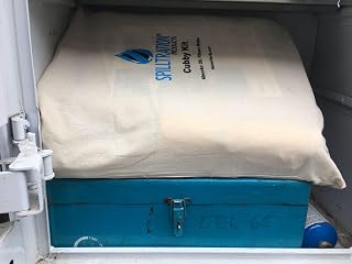 Spilltration® Marine Oil Spill Cubby Kit | Compact Absorbent Spill Kit | Cloth, Drawstring Duffel | 11.2 gallons/kit