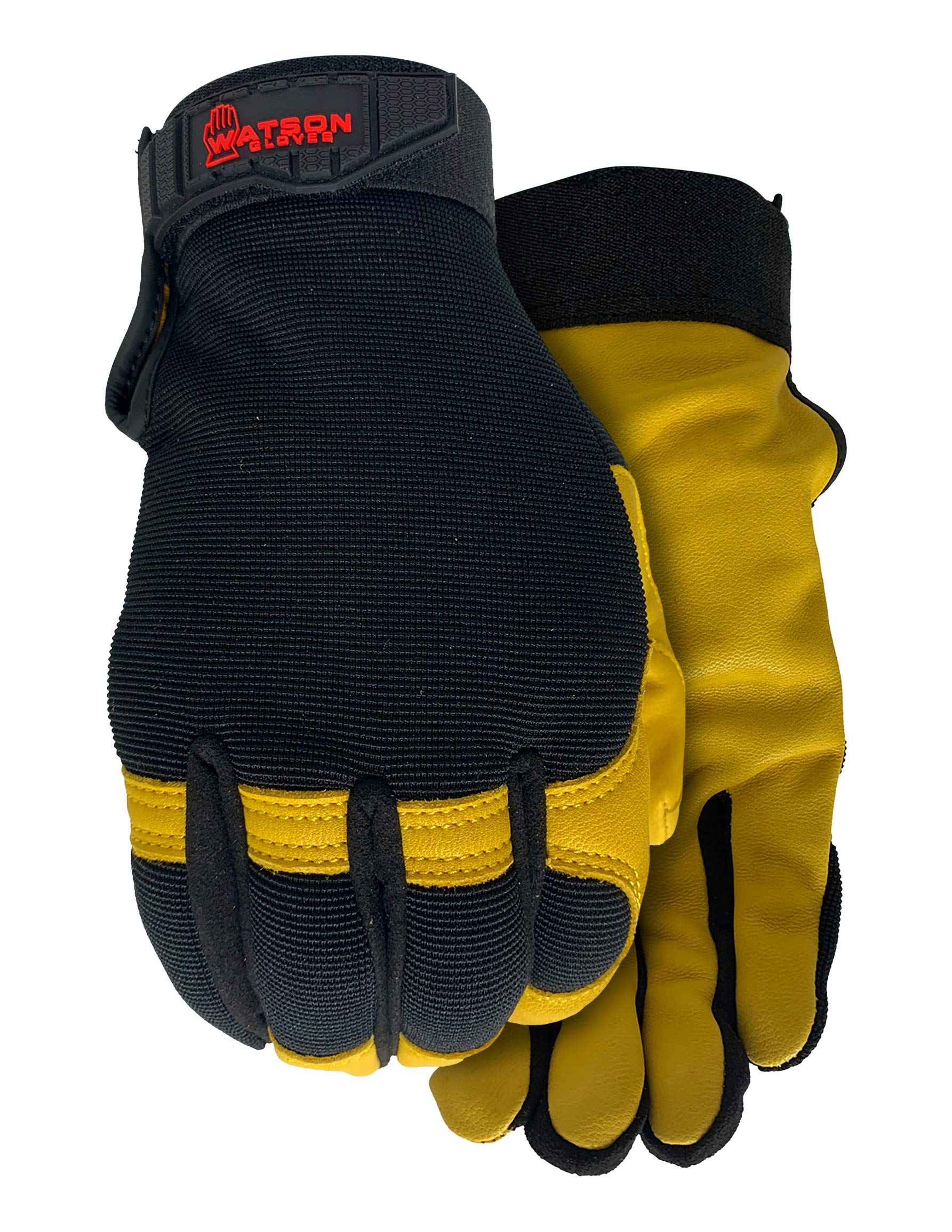 Flextime Water Resistant High-Performance Sustainable Work Glove - Dryhide Goatskin Palm, Spandex, Comfortable