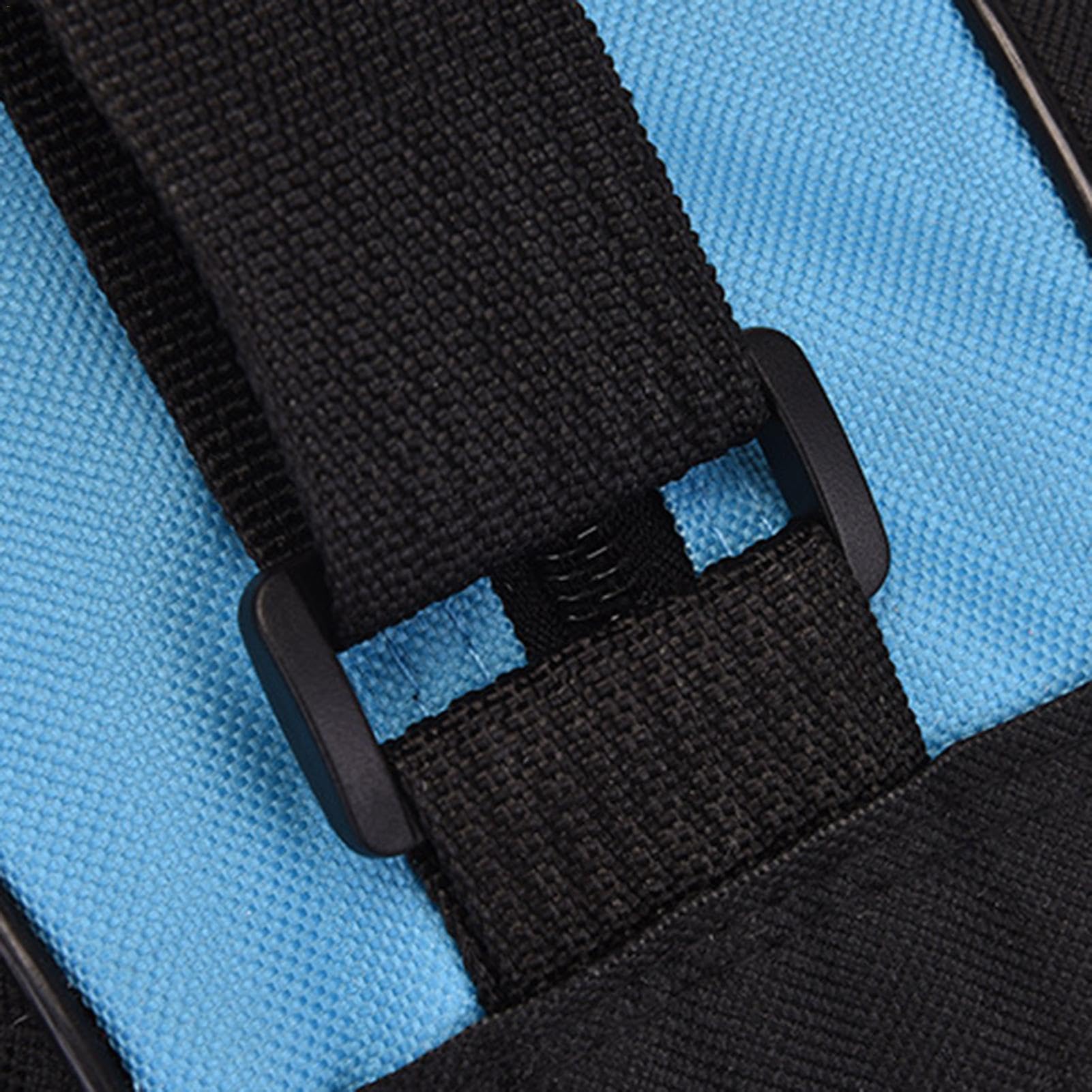 Sac à Patins Triangulaire – Tissu Oxford Imperméable, 20-35 L, Poignée Et Bandoulière – Pour Glace Et Roller, Bleu/noir