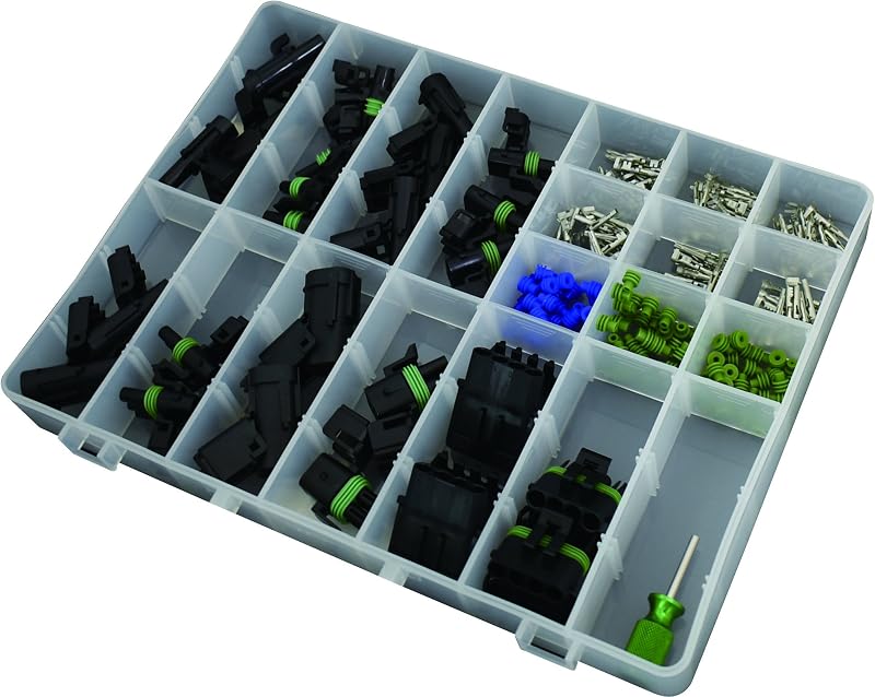 Kit de conectores e vedações Weather Pack AP Astro Pneumatic Tool 9476 – 209 peças