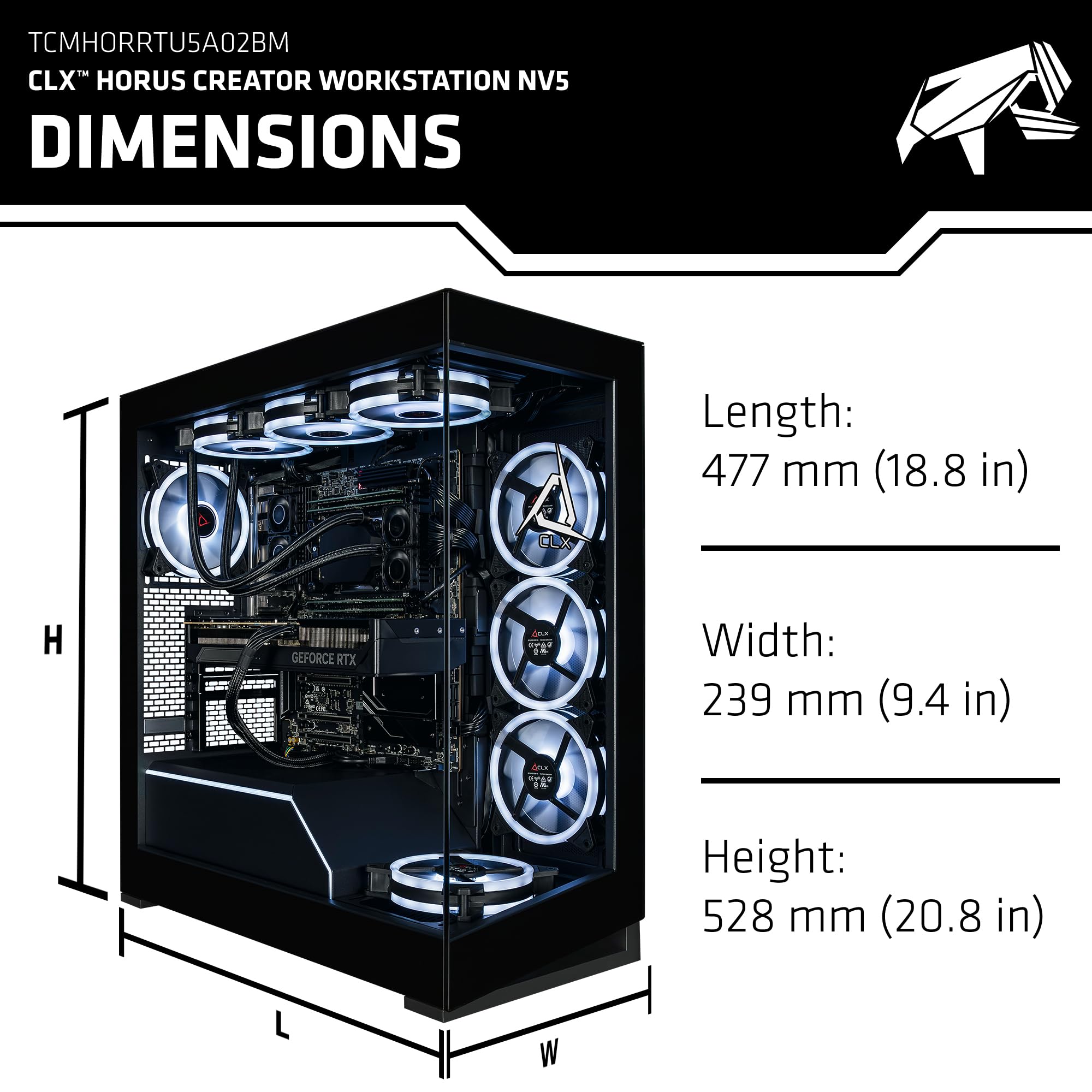 Amazon.com: CLX Horus Creator Workstation - AMD Ryzen Threadripper