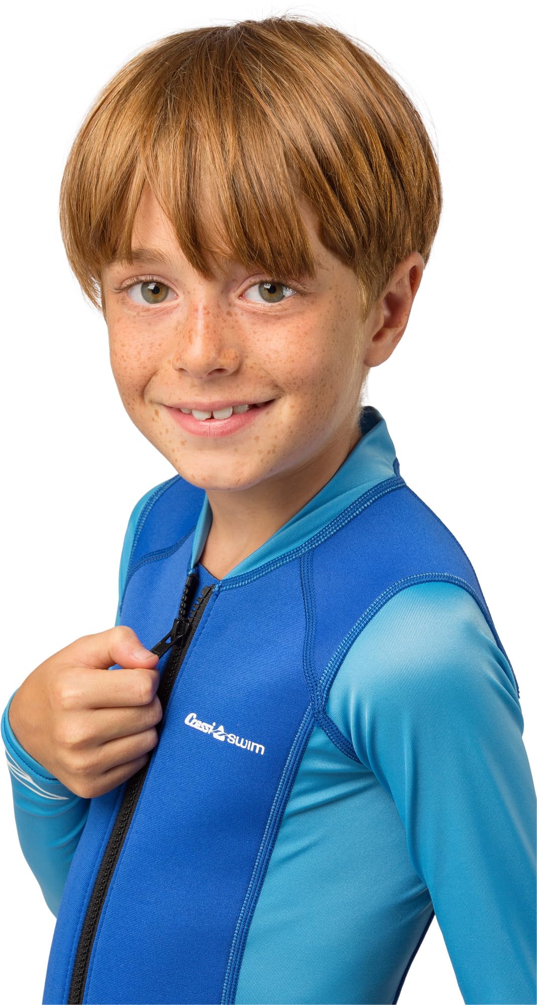 Cressi Kids Long Sleeve Swimsuit Blue Size XL