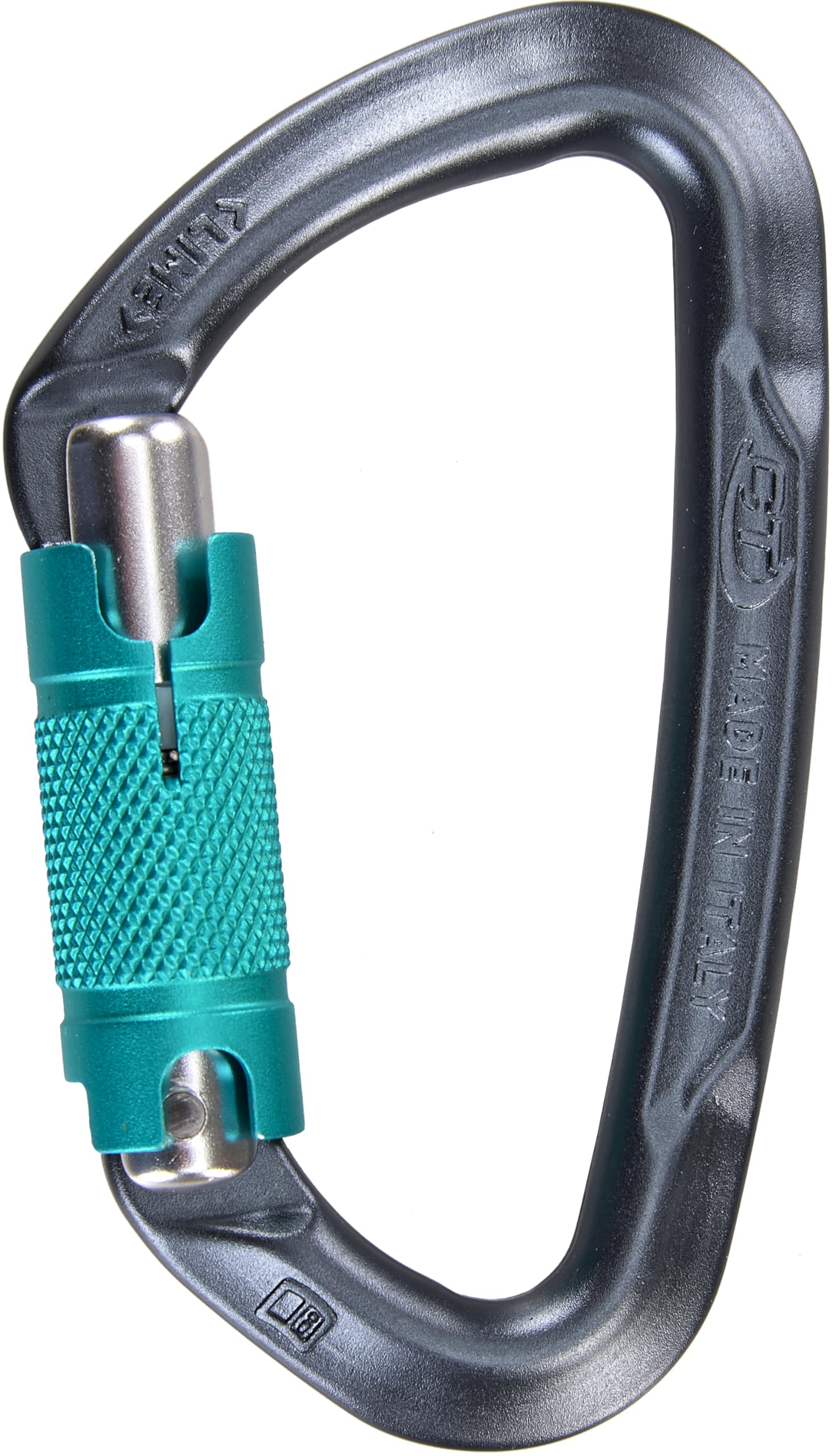 Climbing Technology Lime WG Locking Carabiner Grey/Blue Marine