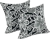 Vista 115 de LVTXIII - Juego de fundas para cojines de sofá, patio o sillón de exteriores, cuadradas y decorativas, 2 unidades de 16" x 16", sin relleno