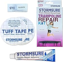 Stormsure Trampoline Repair Kit - Make Extremely Strong, Flexible and Waterproof Repairs to Your Trampoline Mat