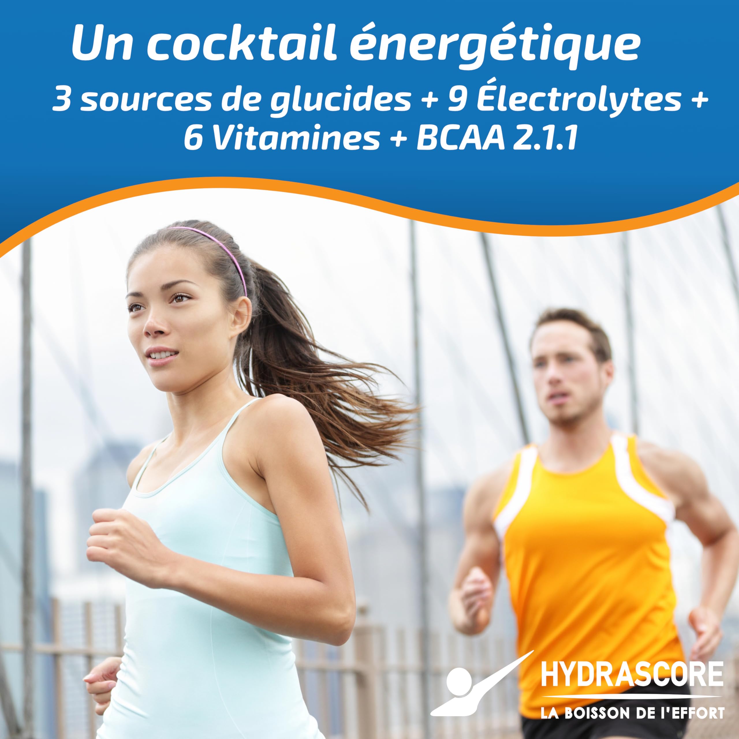 Hydrascore N°9 - Fruits Rouges 1200 g - Nouvelle Recette - Boisson Isotonique Energétique pour Sportifs - Running, Vélo, Triathlon - Énergisante & Hydratante - Électrolytes Hydratation BCAA - H1036