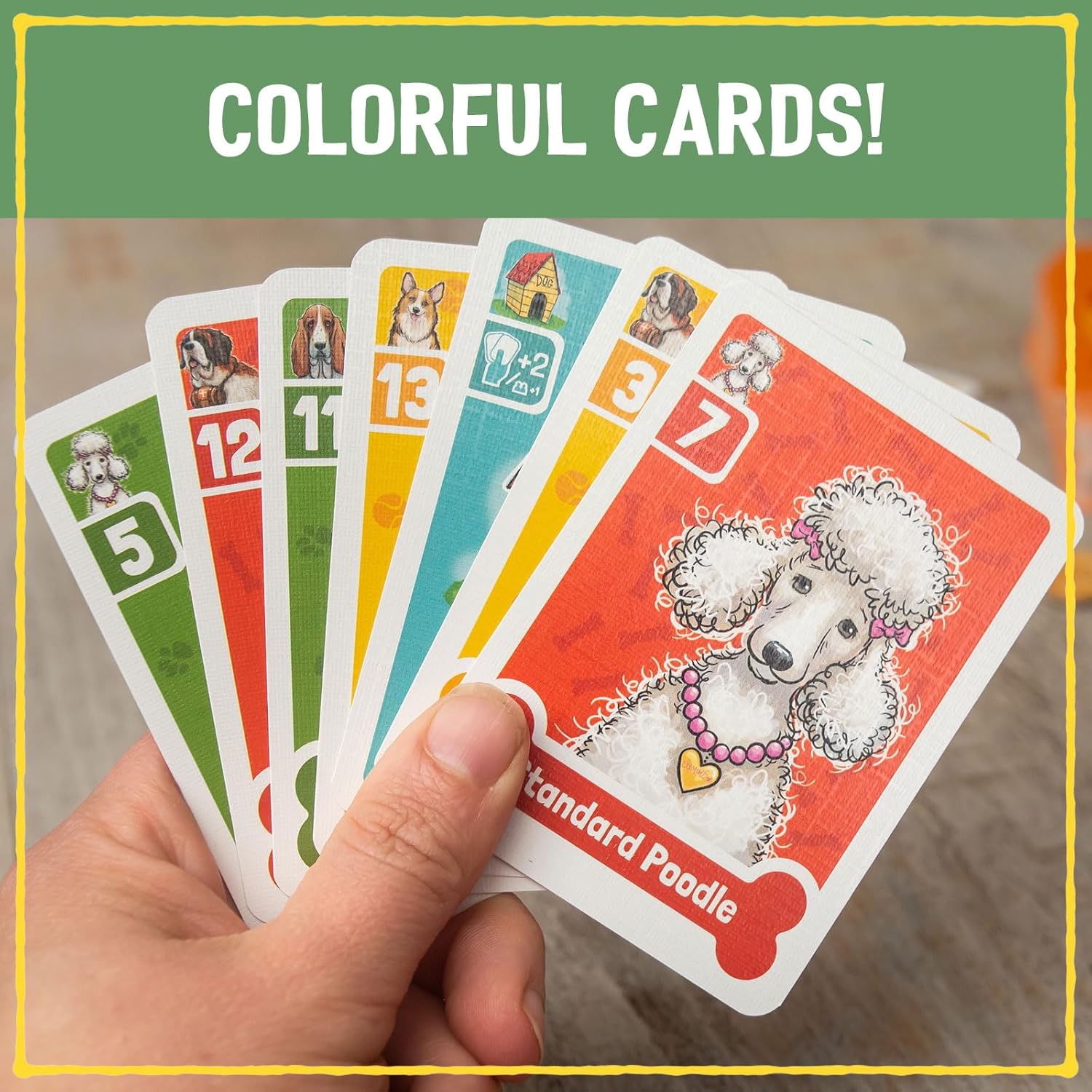 Grandpa Beck's Games Nuts About Mutts - Family-Friendly Hand-Elimination Card Game - for Kids, Teens, and Adults - from The Creators of Cover Your Assets - 3-8 Players, Ages 7+