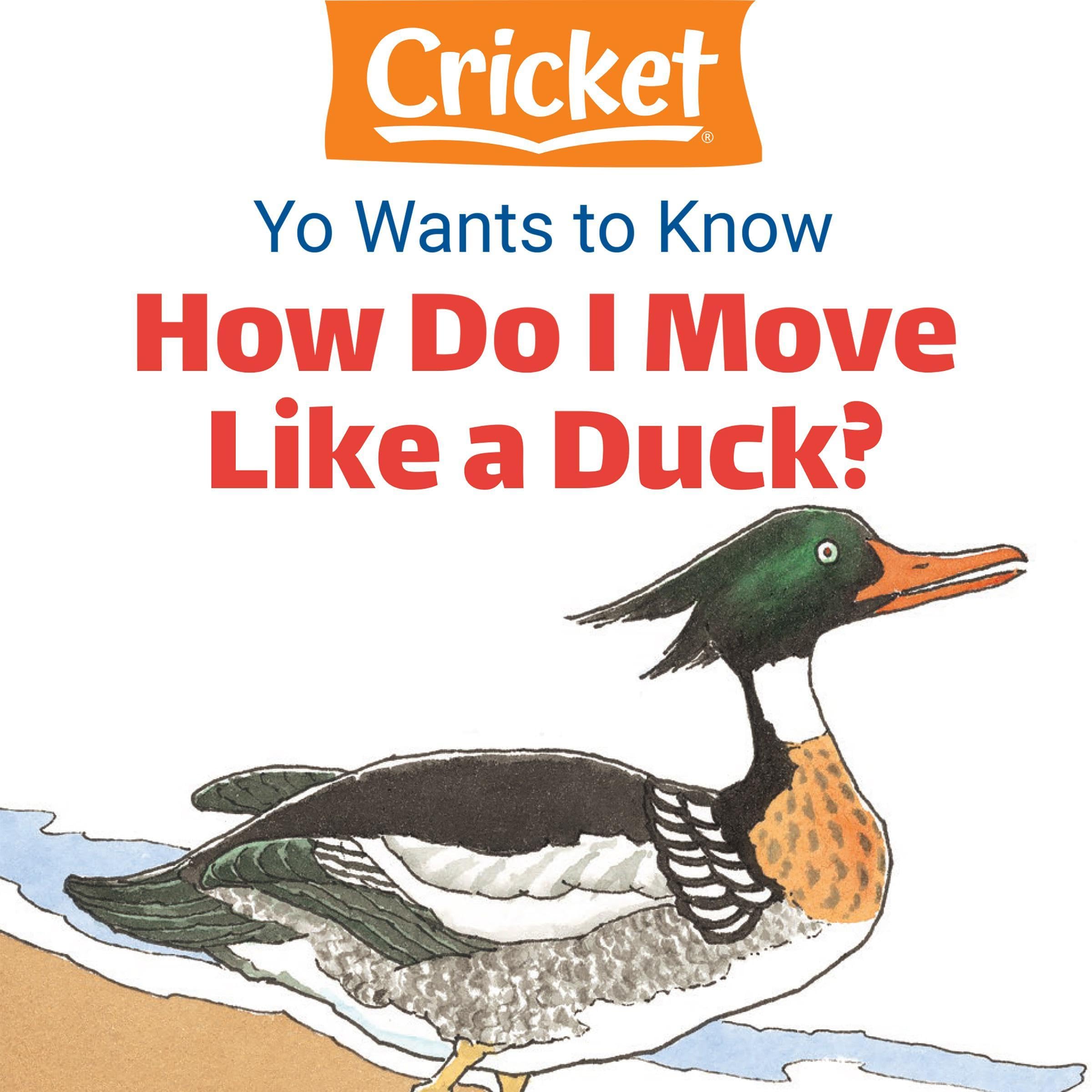 Yo Wants to Know: How Do I Move Like a Duck?