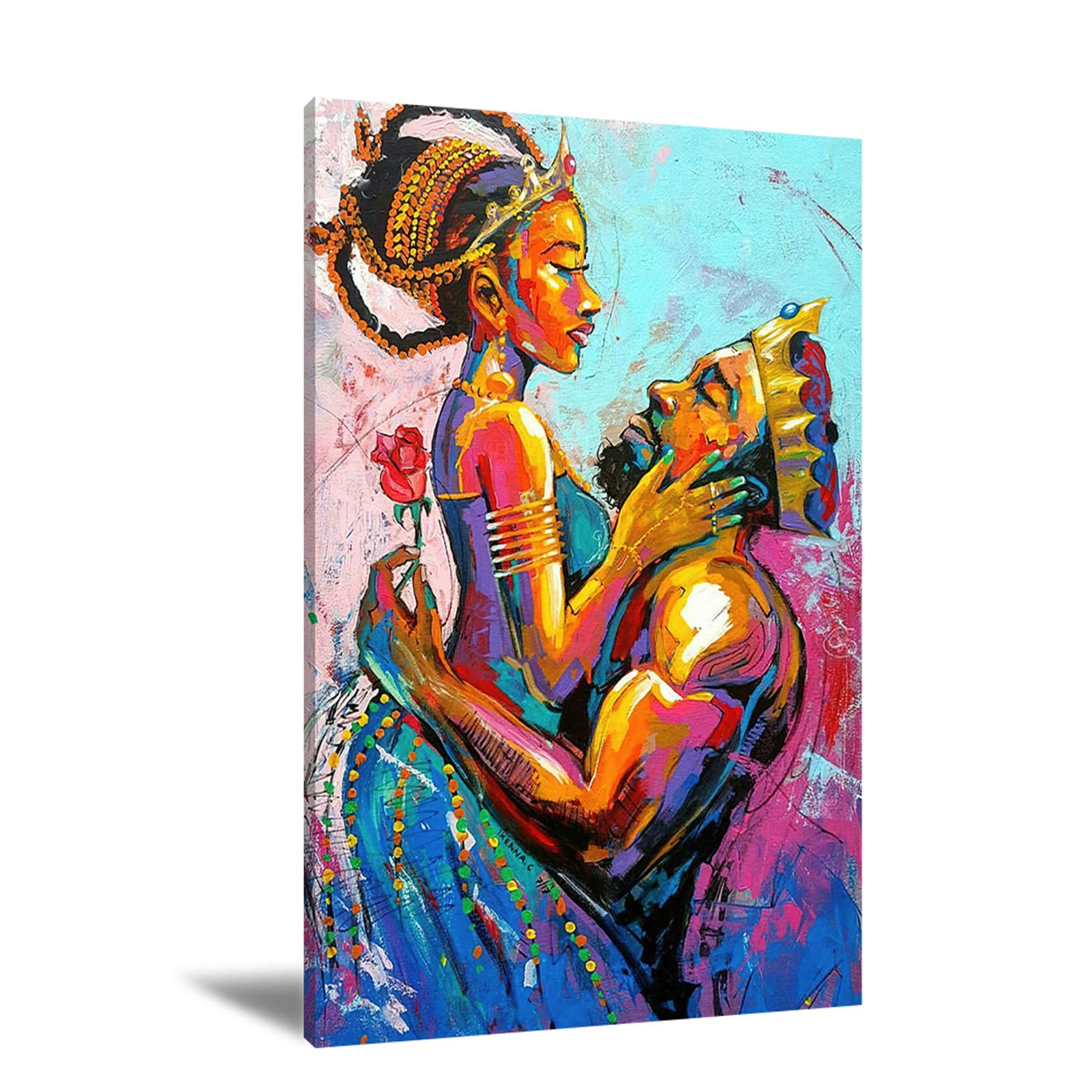 Buy MITAKU King and Queen Wall Art African American Wall Art Black Men