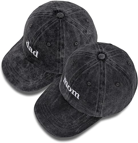 Miniatura 47 de Baseball Cap for Men Women Adjustable Hat 80s negro