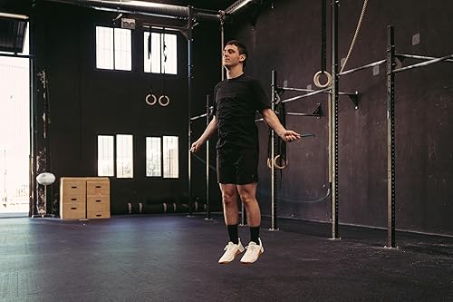 Miniatura 6 de Velites Cuerda de saltar ultraligera Cyclone | Diseño premium para DOBLE BAJO Y CRUZADO | Mango desmontable y sistema de 360º