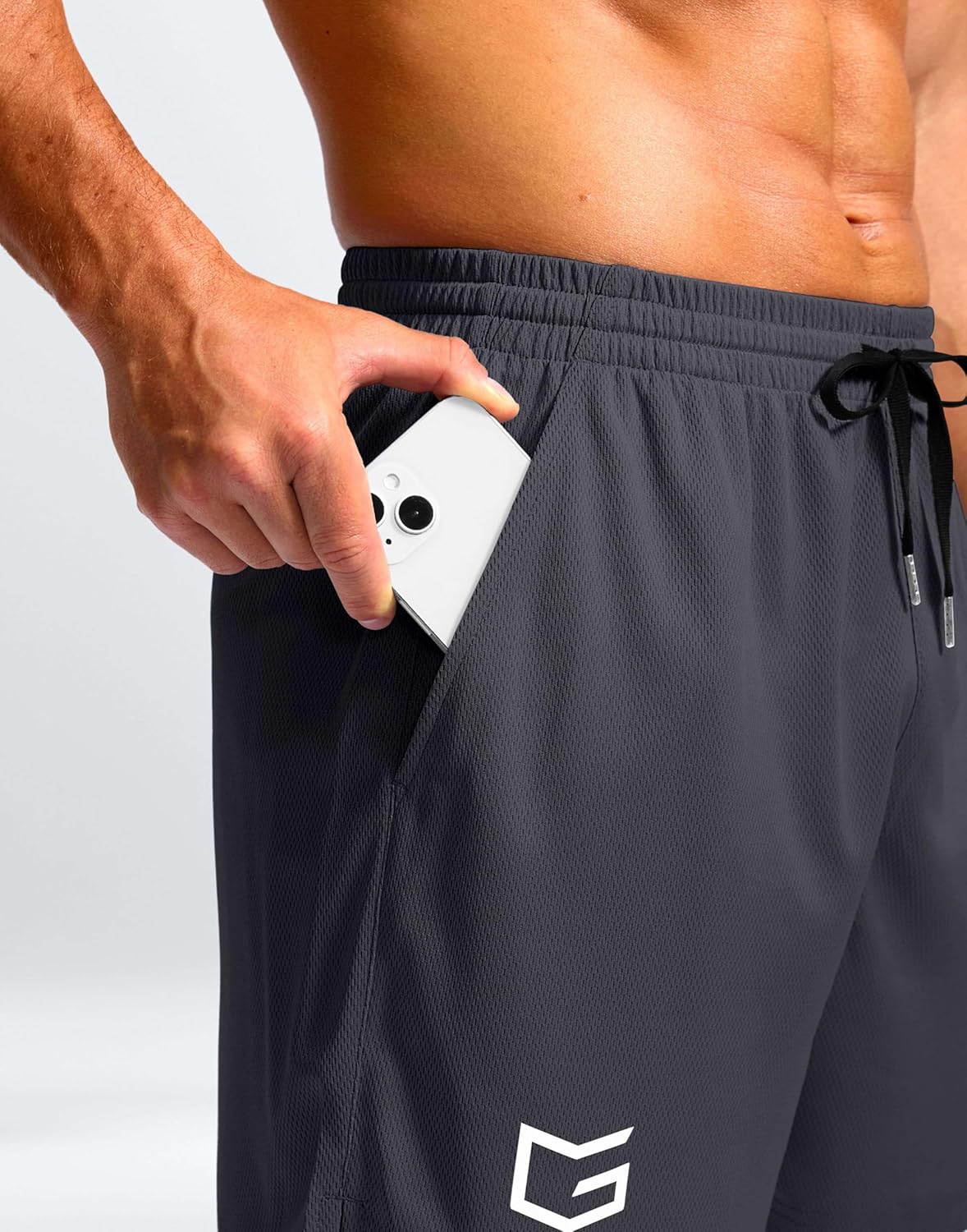 G Gradual Men's Athletic Workout Shorts with Pockets 5"/7"/9" Lightweight Quick Dry Gym Basketball Running Shorts for Men - Image 3