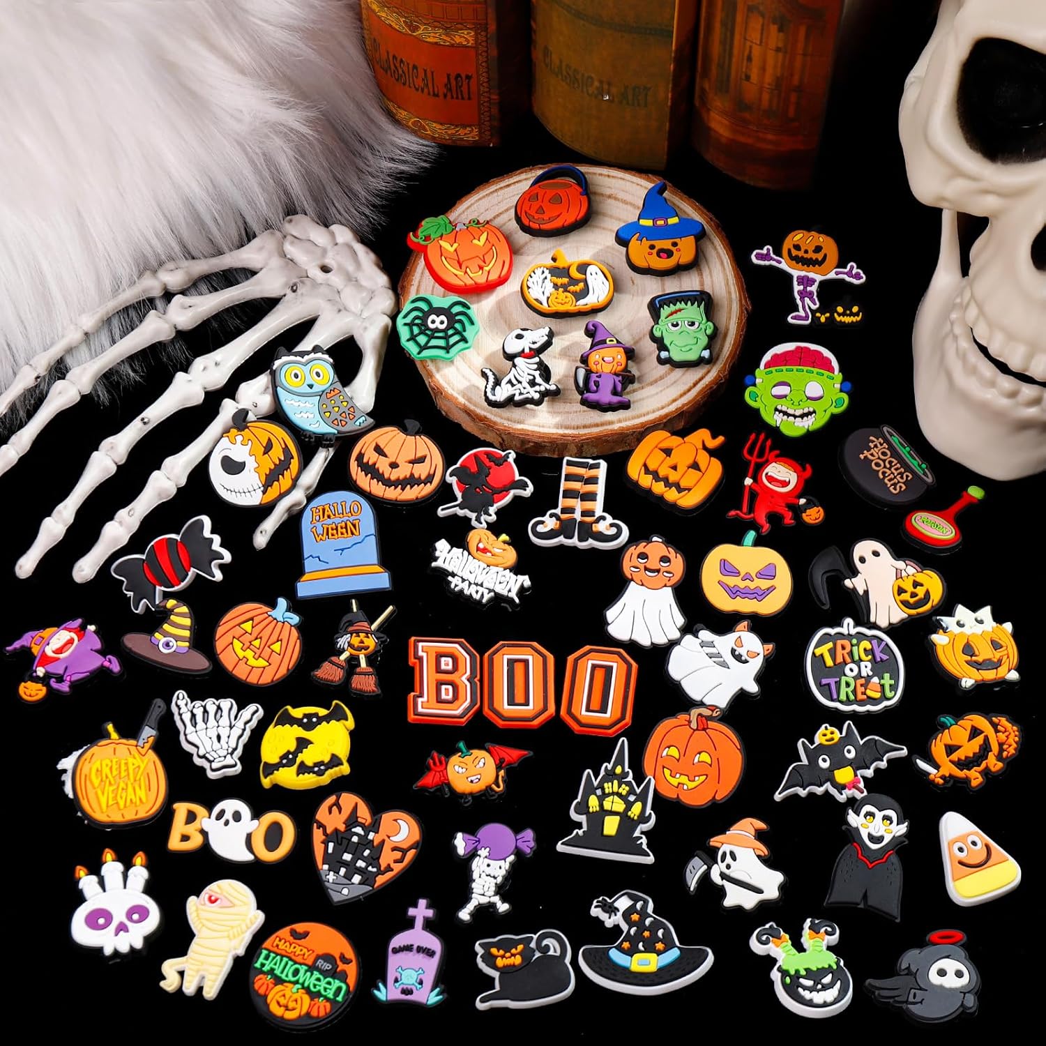 42 PCS Valentines Nursing Baseball Mom Shoe Decorations Cute PVC Shoe Accessories for Boys Girls Women - Image 5