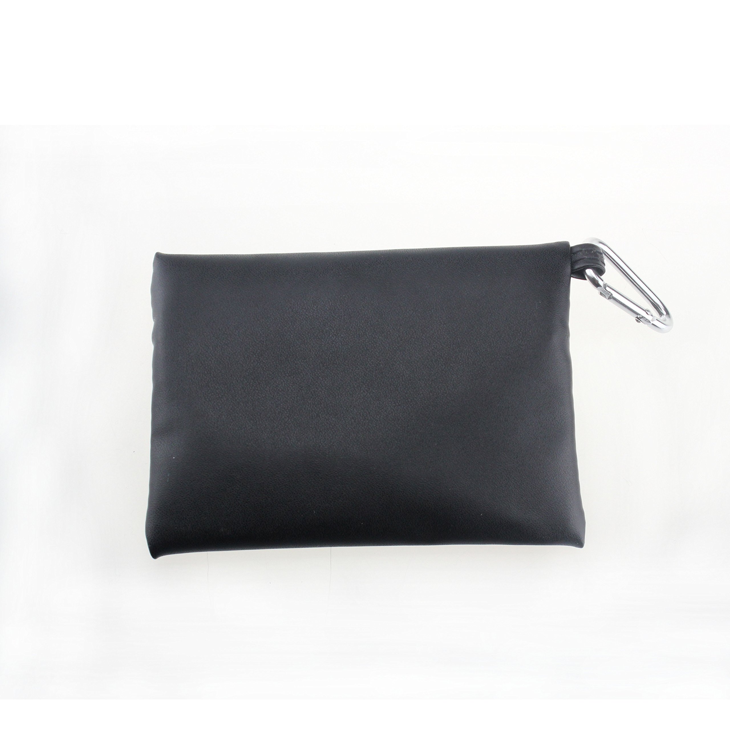 Crestgtolf PU Golf Tee Pouch Bag 10 pz