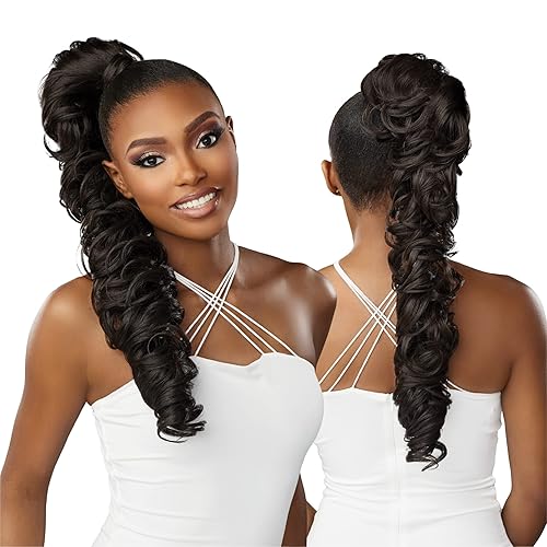 Sensationnel Lulu Pony Wrap hairextensions- cola de caballo yaki sintética de alto calor o hasta hacer extensión de pelo pieza de peluca - LULU PONY