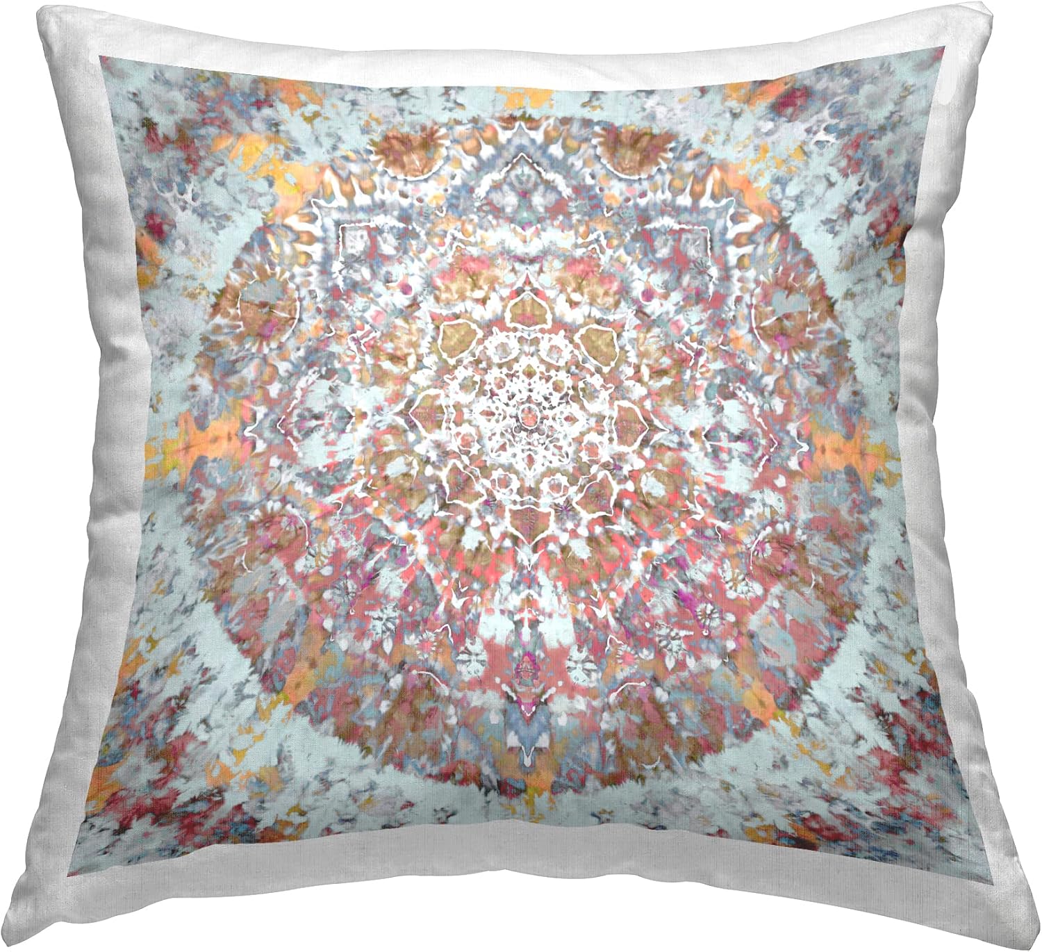 Stupell Industries Boho Medallion Pattern Design by Molly Kearns Throw Pillow