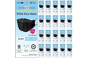 Korea Black KF94 Disposable Face Mask (20-pack)