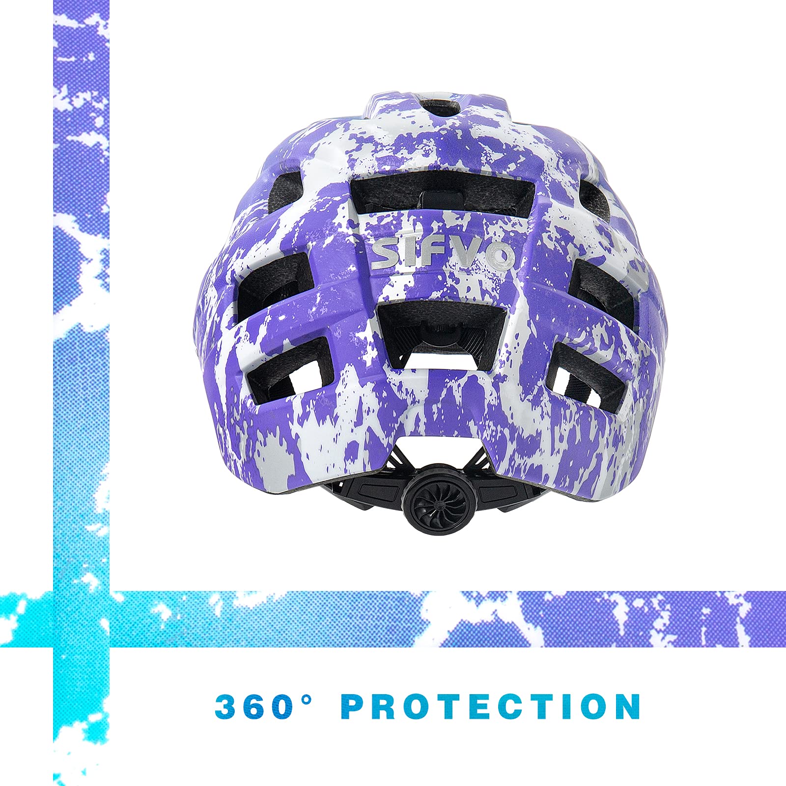 SIFVO Casco Bicicleta Niño 53-57cm, Casco Bici Niño y Niñas Casco Bicicleta Infantiles para Ciclismo Patineta Scooter Casco Niño de 8+ años