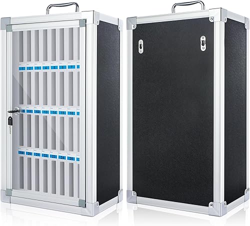 Miniatura 8 de Amylove Armario para teléfono celular, armario de aleación de aluminio, caja de almacenamiento para teléfonos celulares montada en la pared, armario