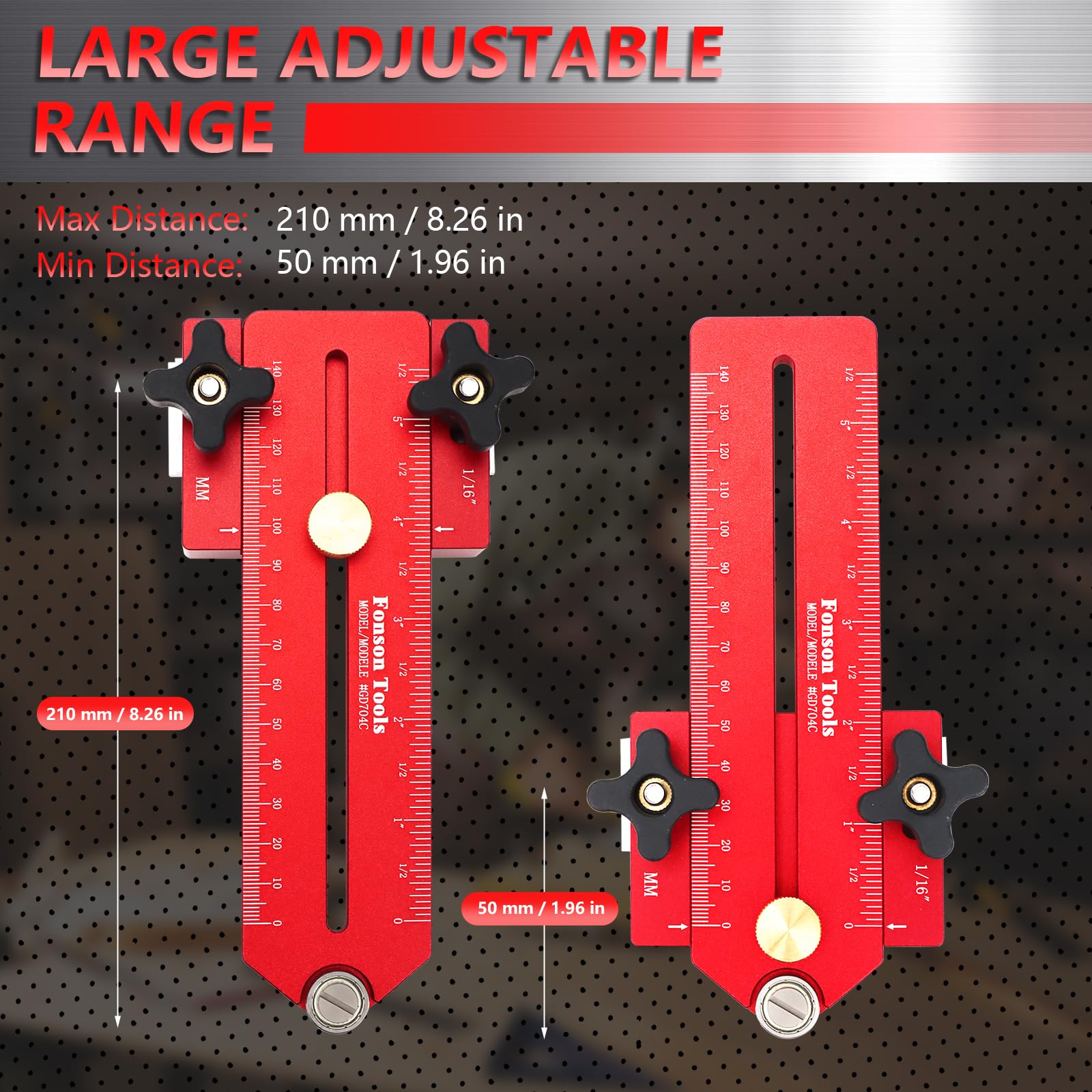 Thin Rip Jig Table Saw Jig Guide, Making Repetitive Narrow Strip Cuts, Fit for 1.9 x 0.95 cm Slots, for Table Saw Band Saw Router Table - Image 2