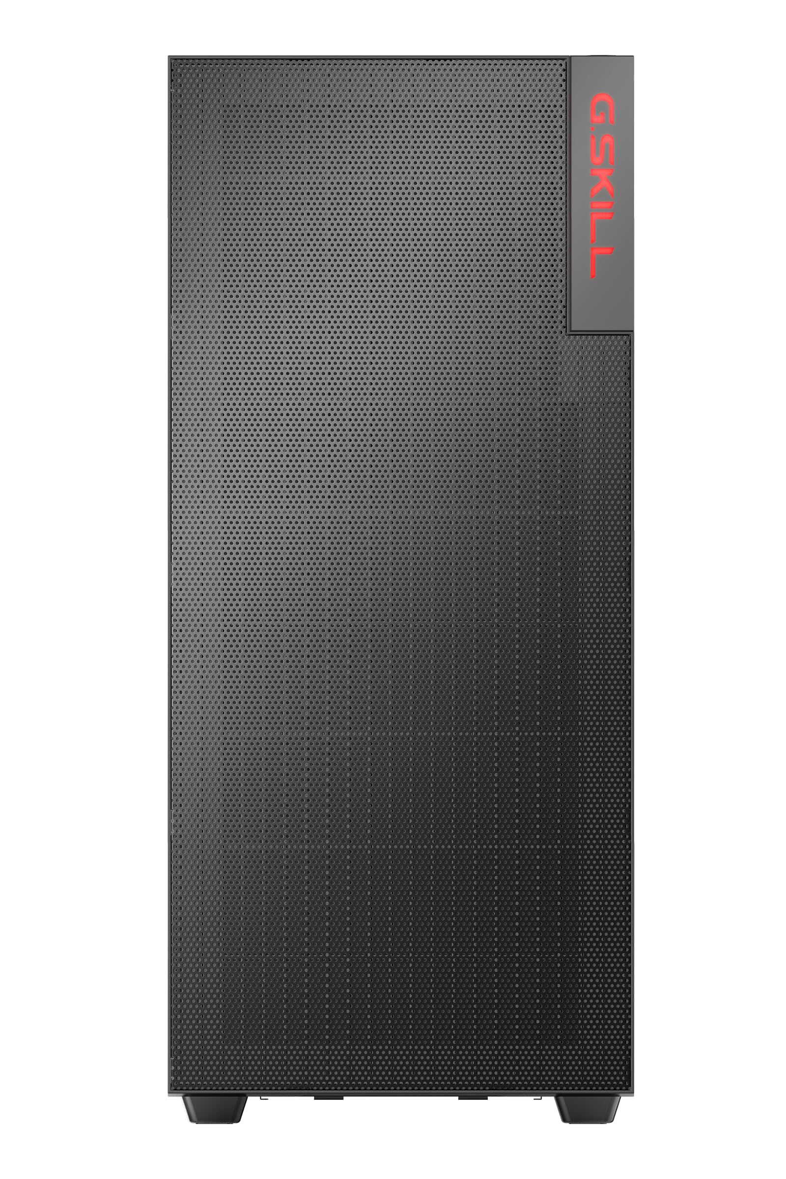 G.SKILL MD1 Caja ATX de media torre con panel lateral de vidrio templado, panel frontal de malla - negro (GC-AKGW1-MD1)