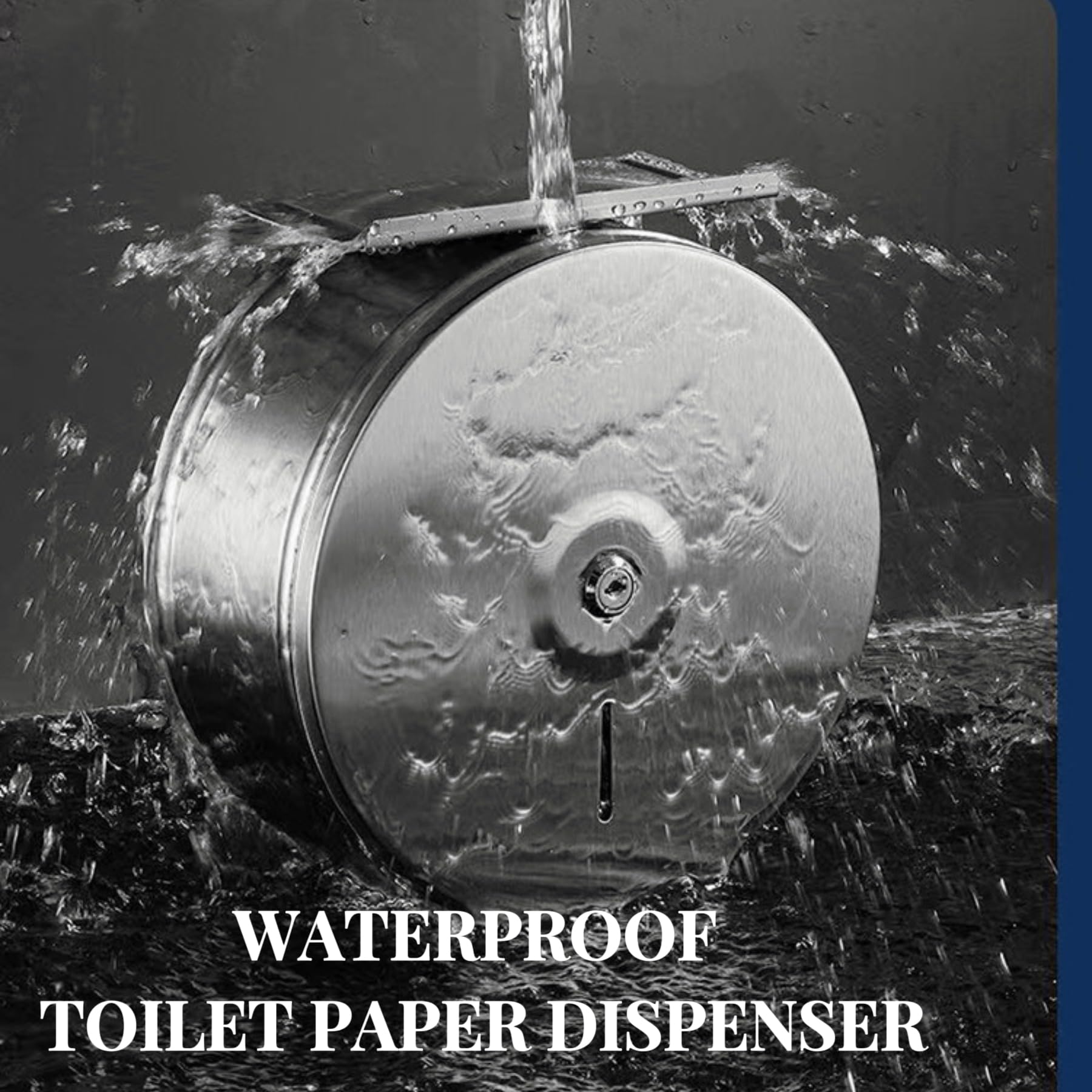 Dispensador de toallas de papel de acero inoxidable para montaje en pared