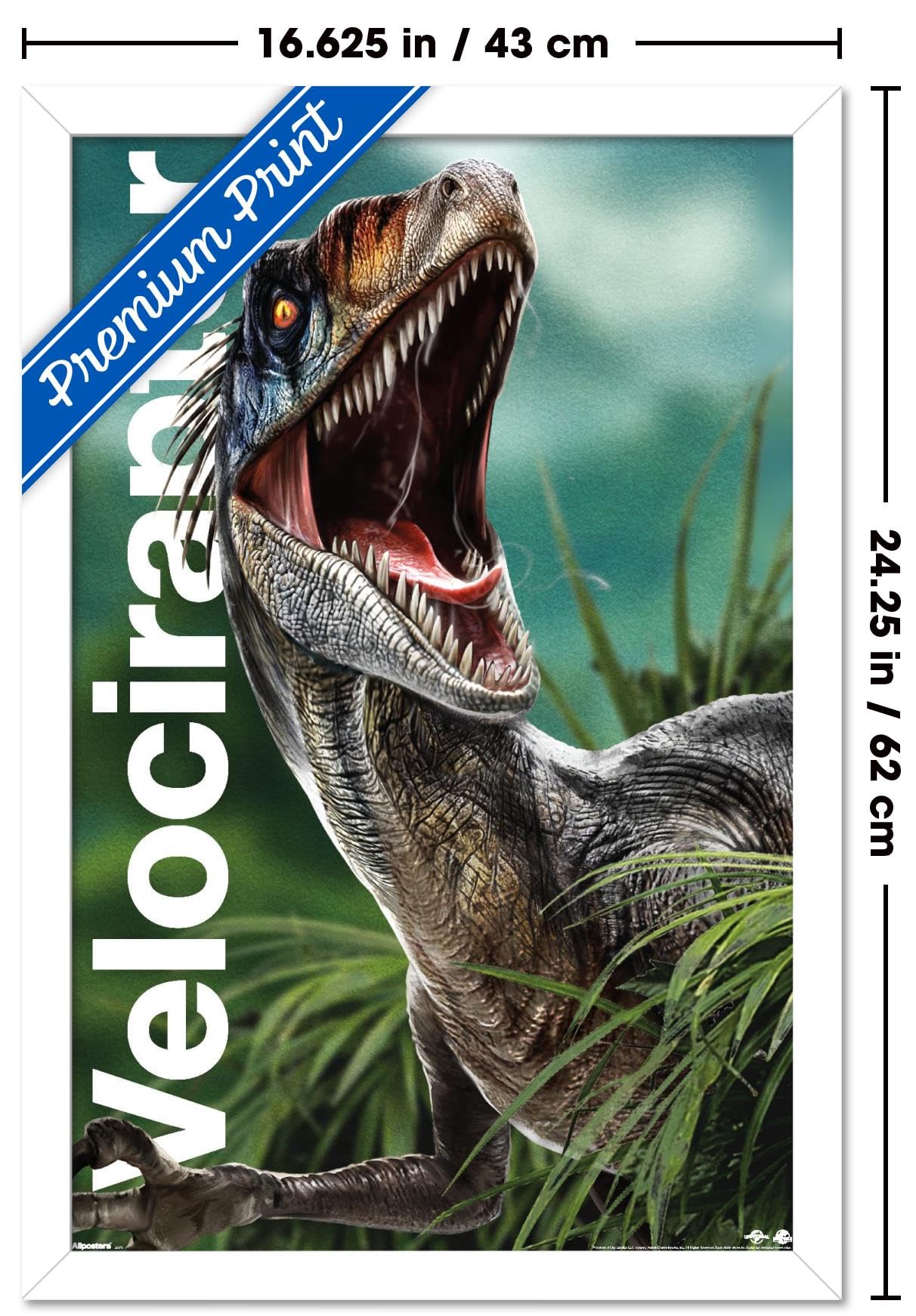Amazon.com: Jurassic World: Rebirth (2025) - Velociraptor Wall