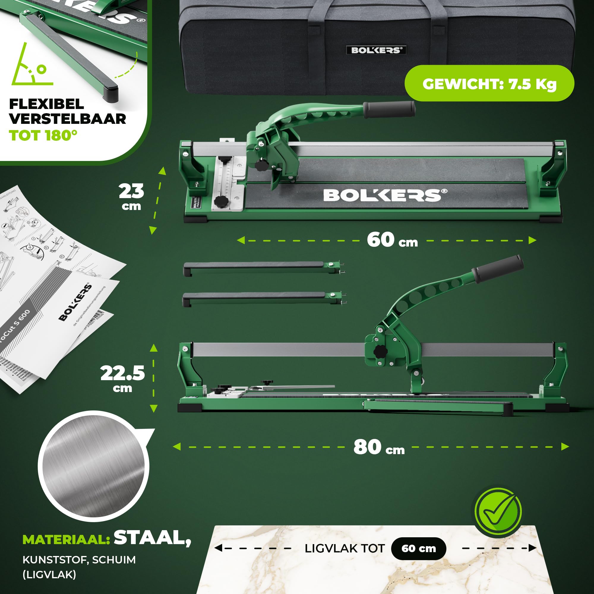 Tegelsnijder Met Een Totale Snijlengte Van 800 Mm Tegelsnijmachine P 010307342140