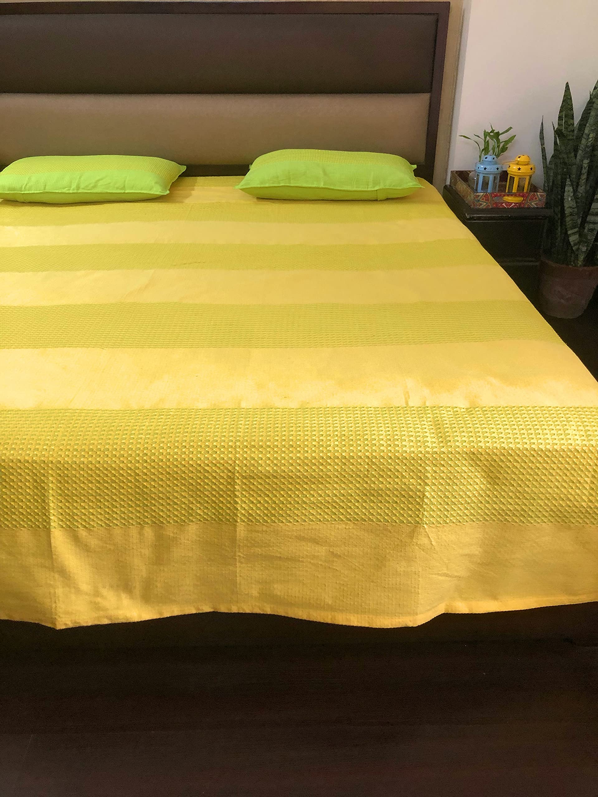 Red Striped Cotton Bedsheet - Double Bed -7