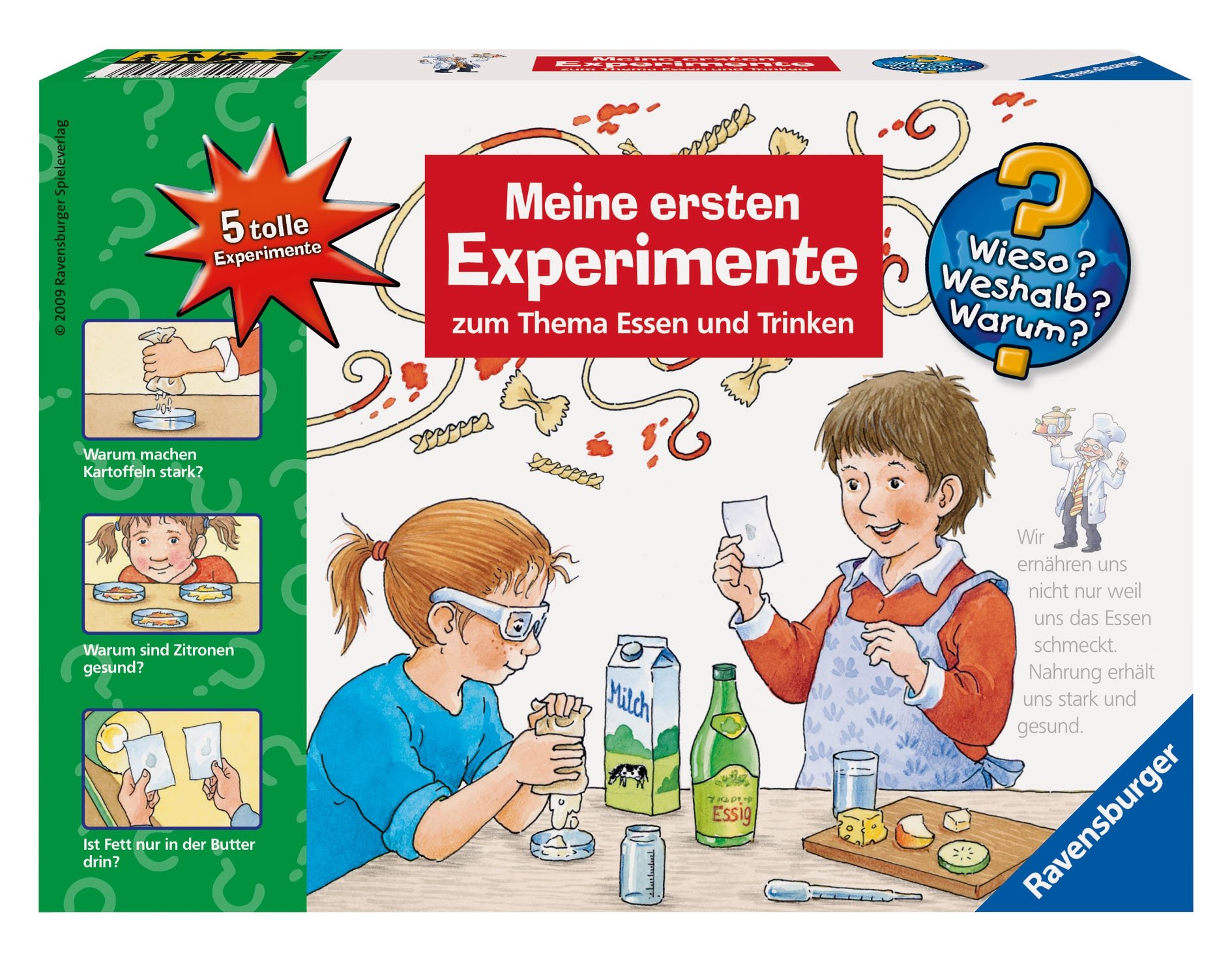 Ravensburger 187492 - Wieso? Weshalb? Warum? Meine ersten Experimente Essen und Trinken