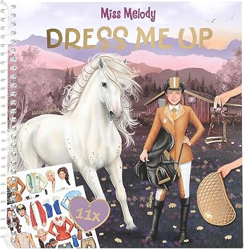Depesche 12863 Miss Melody Dress Me Up Horse and Rider Sticker Book