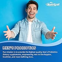 Vista 7 de Probiotics for Men, 100 Billion CFUs with Prebiotics, Saw Palmetto Berry, Pumpkin Seed, Cranberry & Lycopene for Prostate Urinary Health, Mens